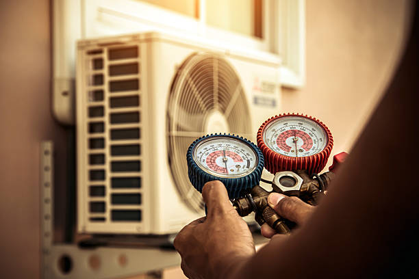 Professional Ac Installation technician working in Fuquay-Varina, NC